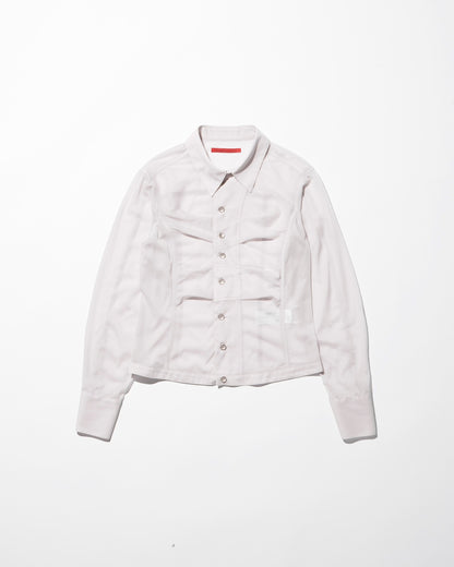 ﬂux shirt / M259SH03 - ecru - mukcyen online