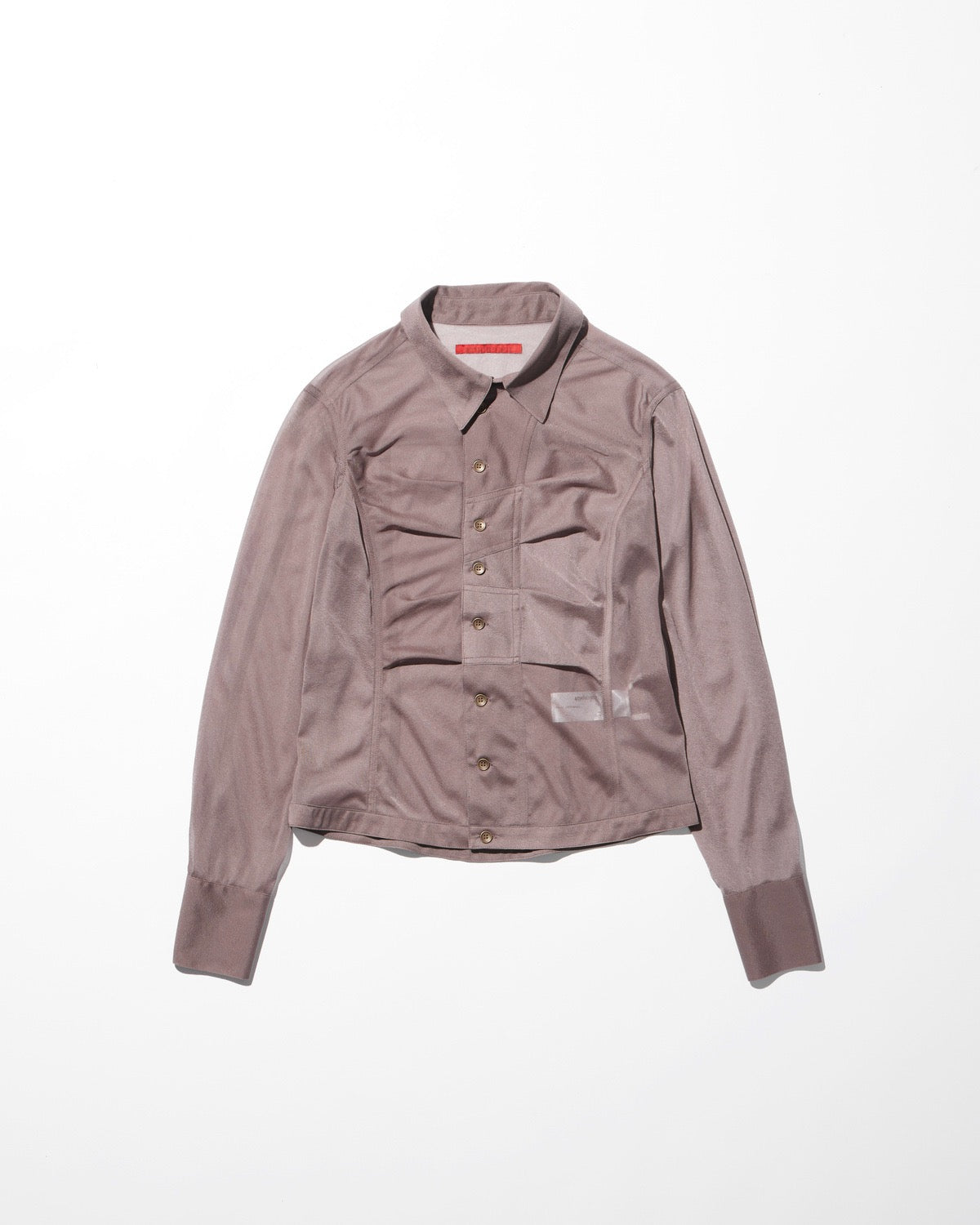 ﬂux shirt / M259SH03 - rose brown - mukcyen online