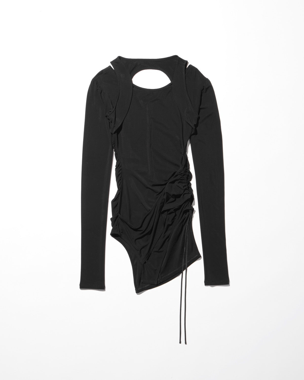 stretch layered long sleeve / M259TS01 - black - mukcyen online
