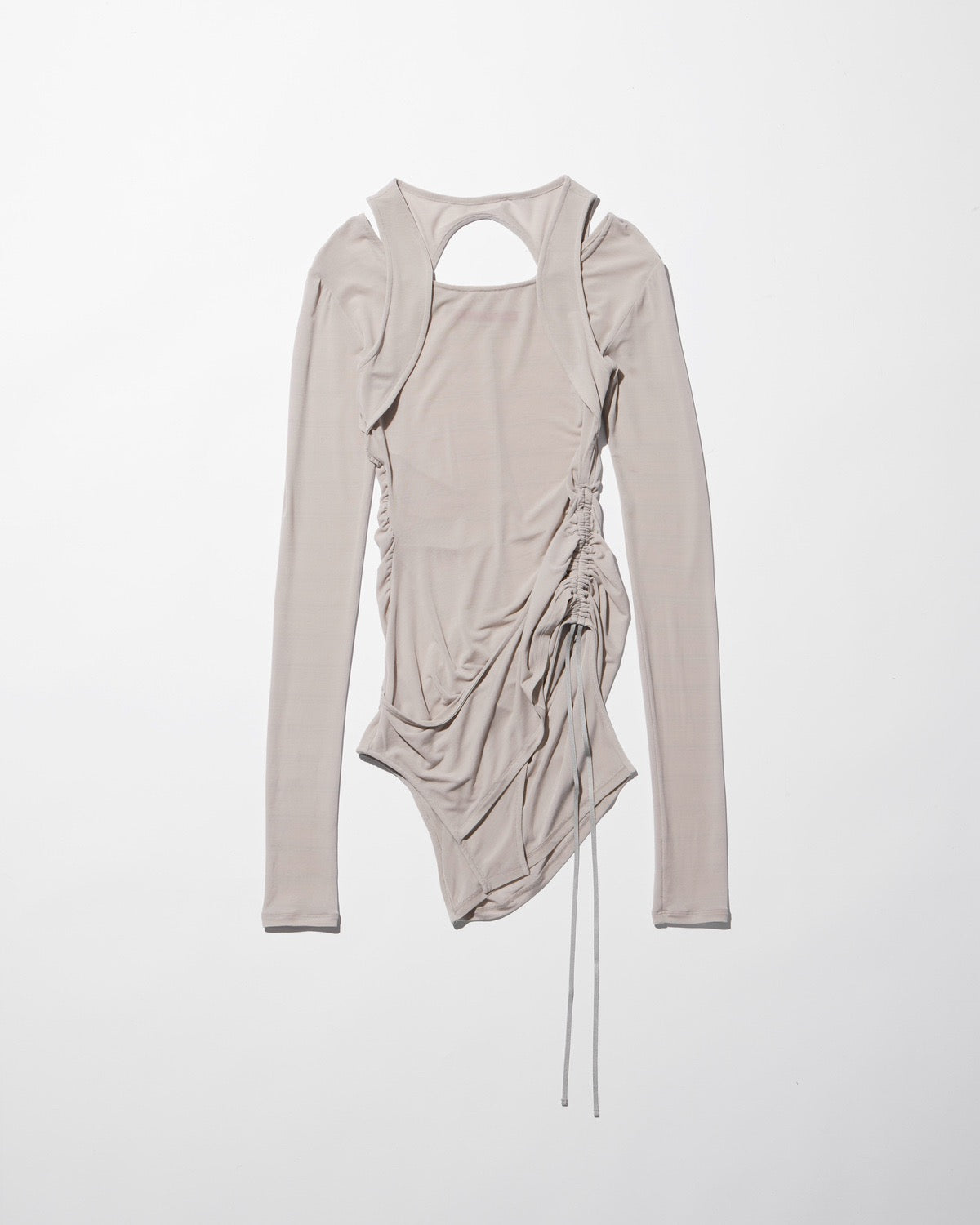 stretch layered long sleeve / M259TS01 - gray - mukcyen online