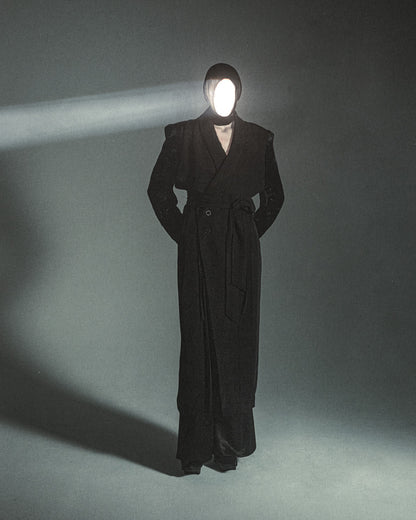 quicksand maxi coat / M259CT01 - black - mukcyen online