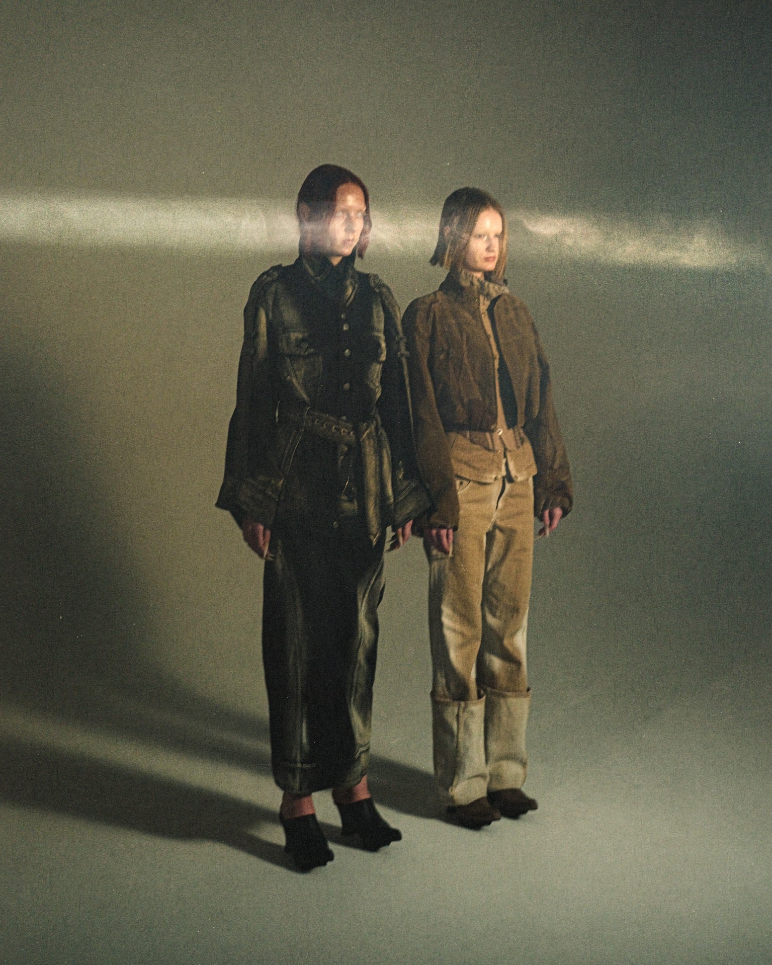 spider ﬂocky track jacket / M259BL02 - brown - mukcyen online